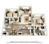 2 Bed 2 Bath Large